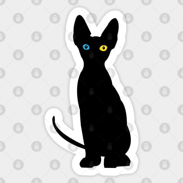 Sphynx Cat Sticker by DickinsonDesign
